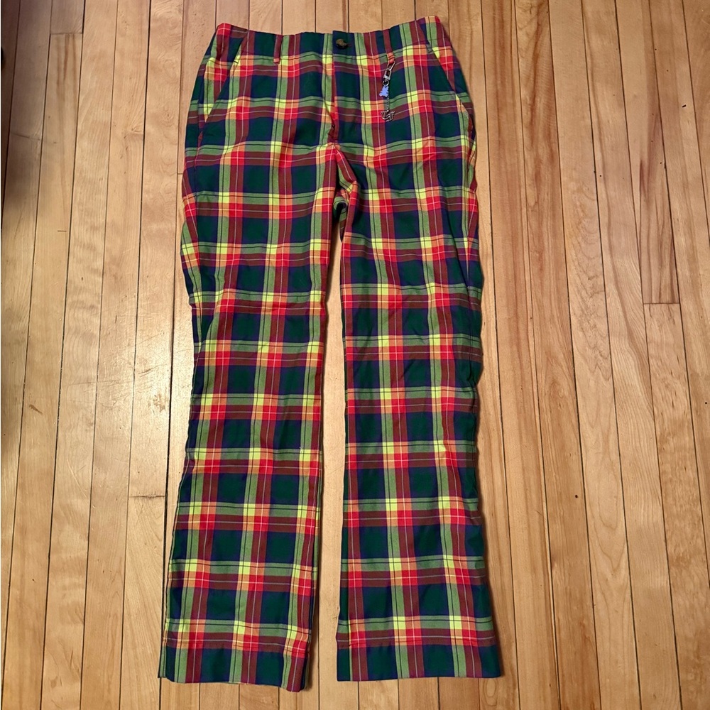 Teddy Fresh Rainbow Plaid Pants